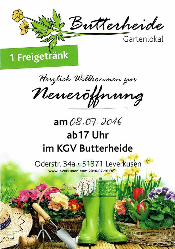 Gartenlokal Butterheide, Neueröffnung