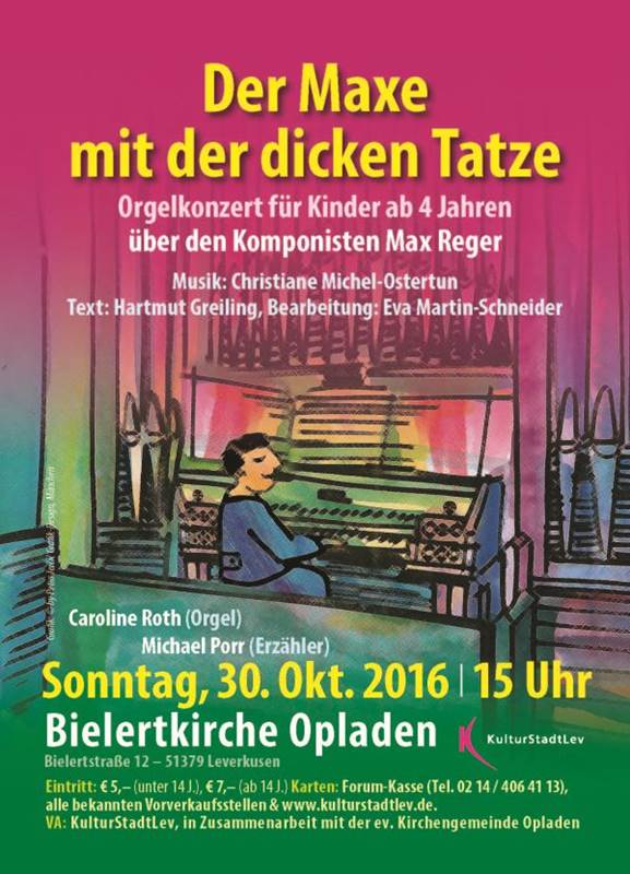 Der Maxe mit der dicken Tatze, Plakat