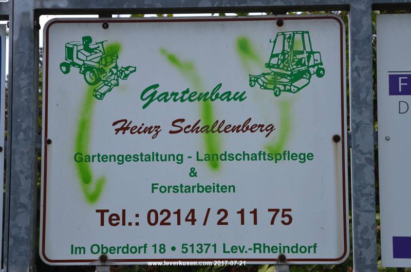 Schallenberg, Schild