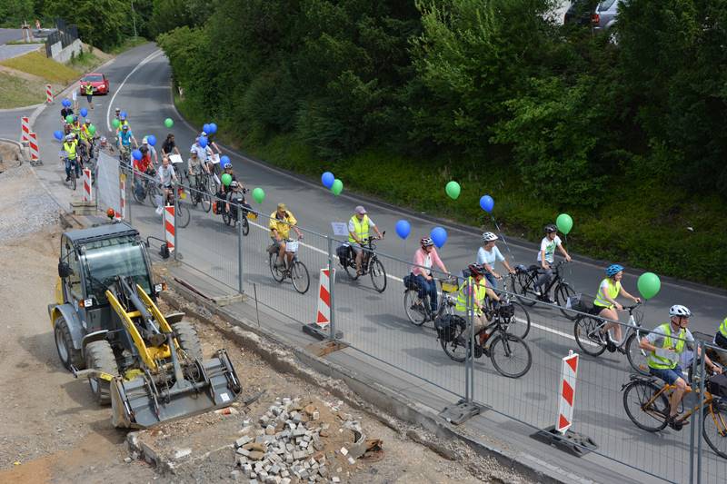 Leverkusen, Bild Fahrraddemo