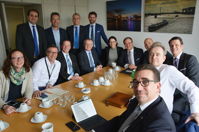 CDU-Mittelrhein-Abgeordnete mit Armin Laschet