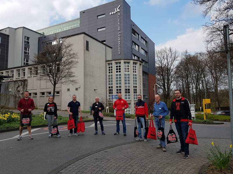 Ultras im Klinikum