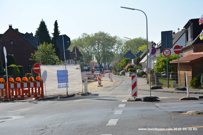 Baustelle Hitdorfer Str.