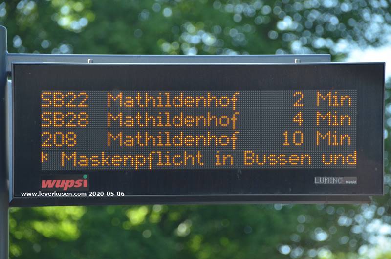 Alle Busse fahren nach Mathildenhof