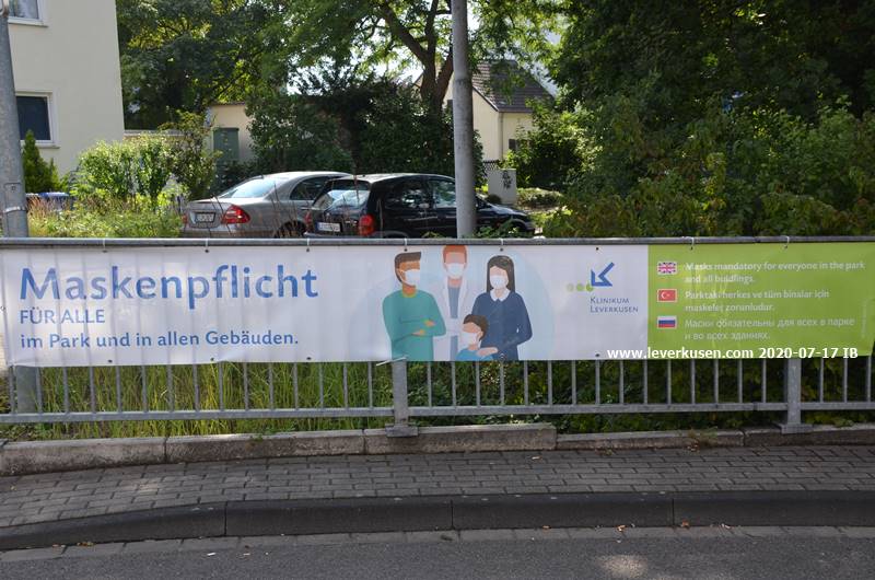 Maskenpflicht im Klinikum