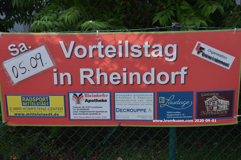 Rheindorfer Vorteilstag 5.9.20