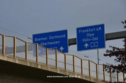 Verkehrshinweis: Sperrung im Kreuz Leverkusen am Sonntag – Umleitungen über A3 und A46 empfohlen