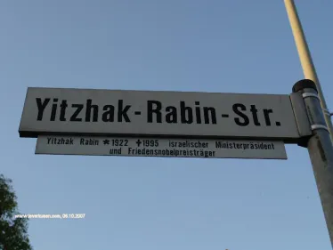Kanalinspektion auf der Yitzhak-Rabin-Straße in Leverkusen