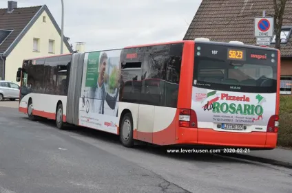 wupsi-Fahrplanänderungen zu Weihnachten und Silvester in Leverkusen